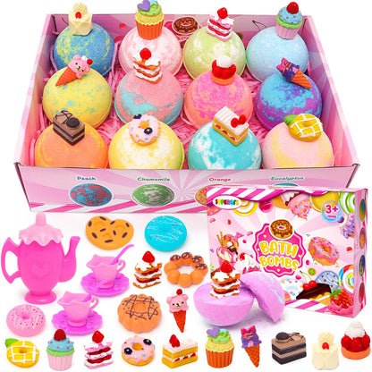 Organic Kids Bath Bombs with Surprise Inside